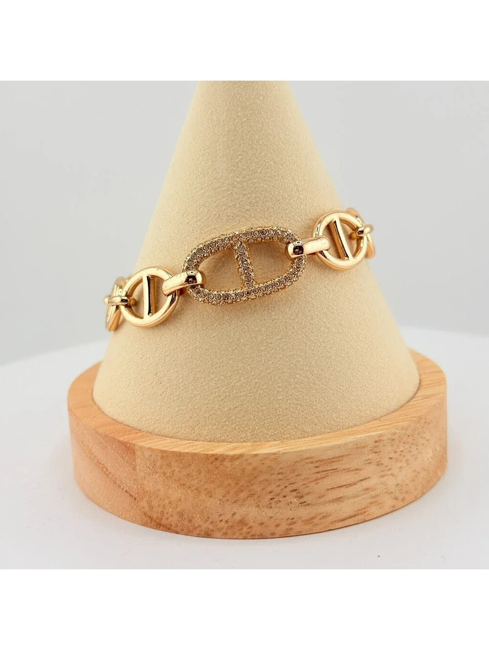 Bomb Party Individual Stacks Bolo Style Pulley Bracelet - Yellow Gold